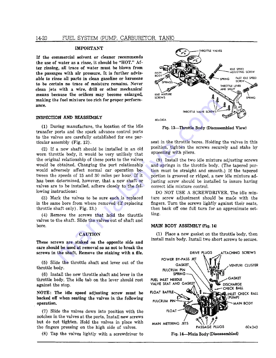 Chrysler Imperial 1962 Service Manual Download Page 327