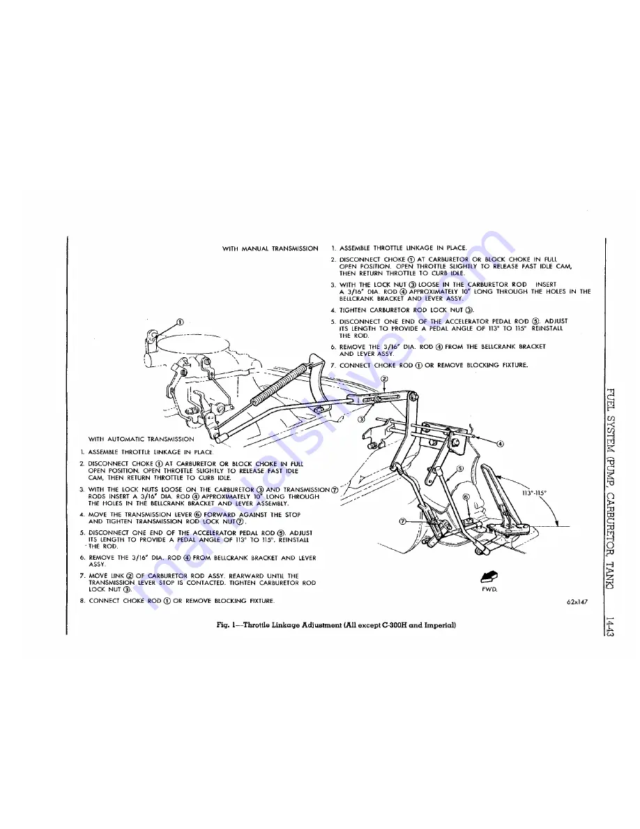 Chrysler Imperial 1962 Service Manual Download Page 350