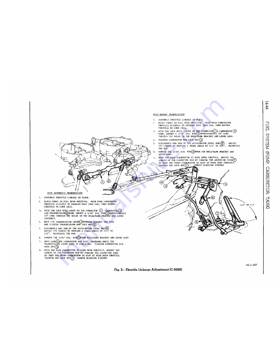 Chrysler Imperial 1962 Service Manual Download Page 351