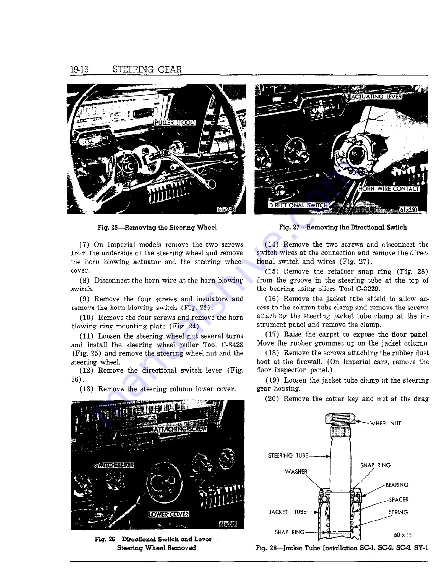 Chrysler Imperial 1962 Service Manual Download Page 384