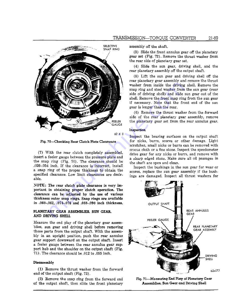 Chrysler Imperial 1962 Service Manual Download Page 475