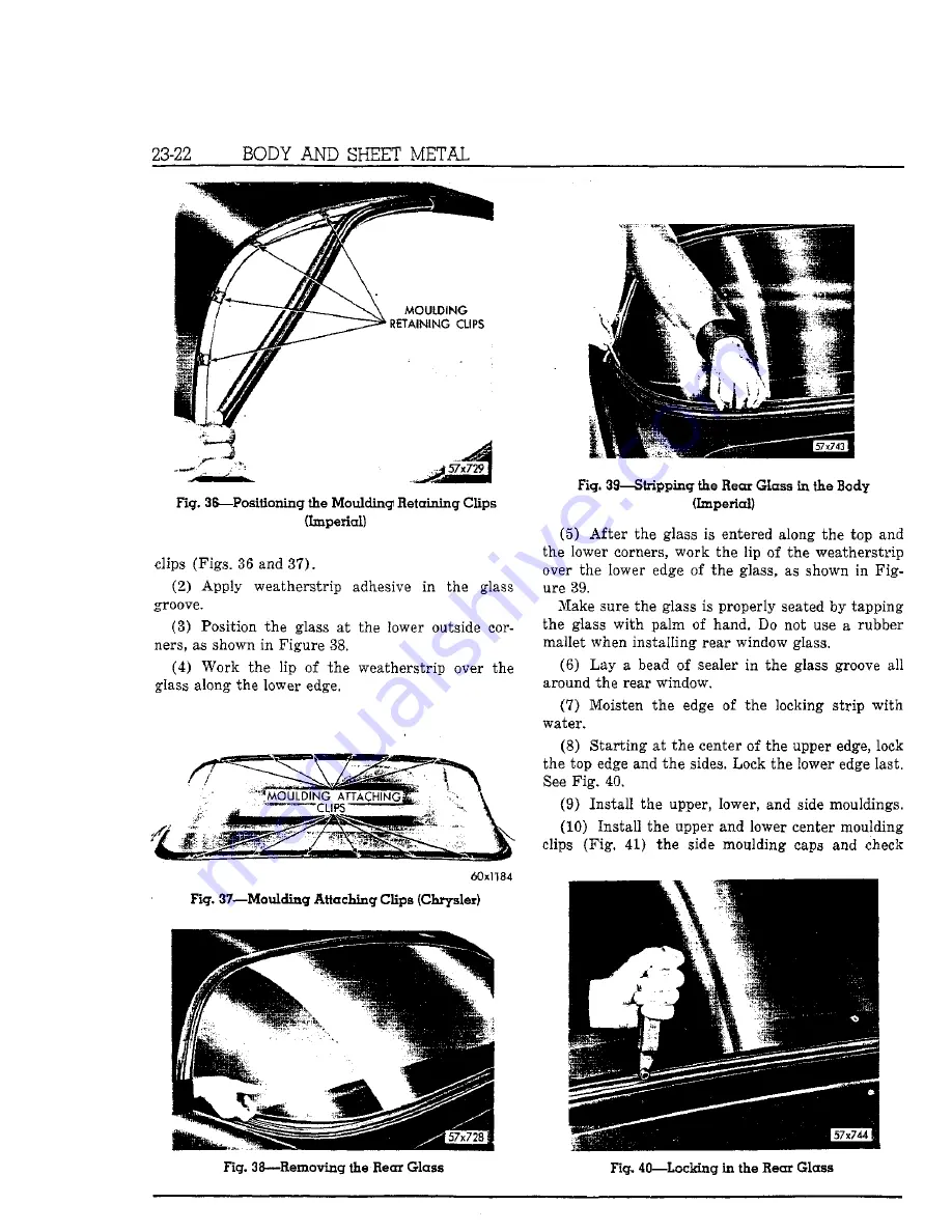 Chrysler Imperial 1962 Service Manual Download Page 524