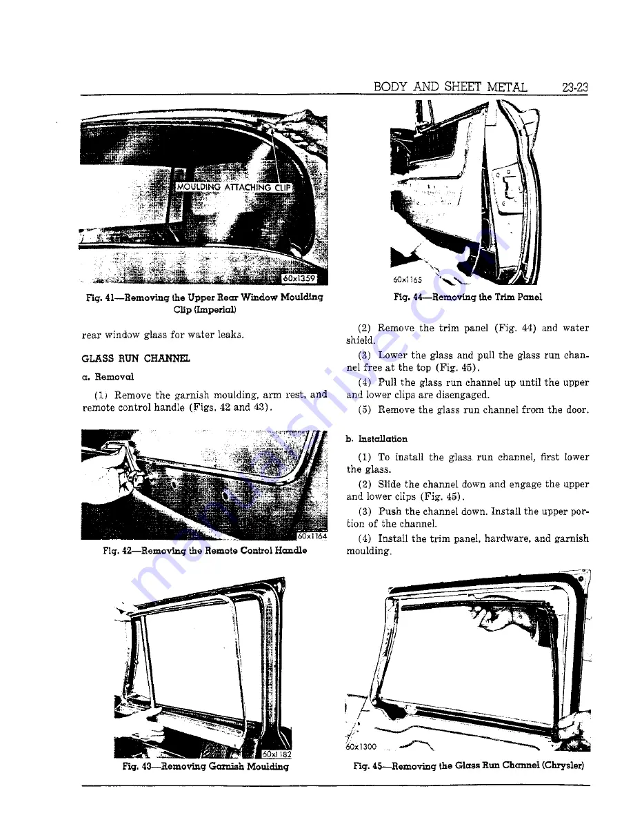 Chrysler Imperial 1962 Service Manual Download Page 525