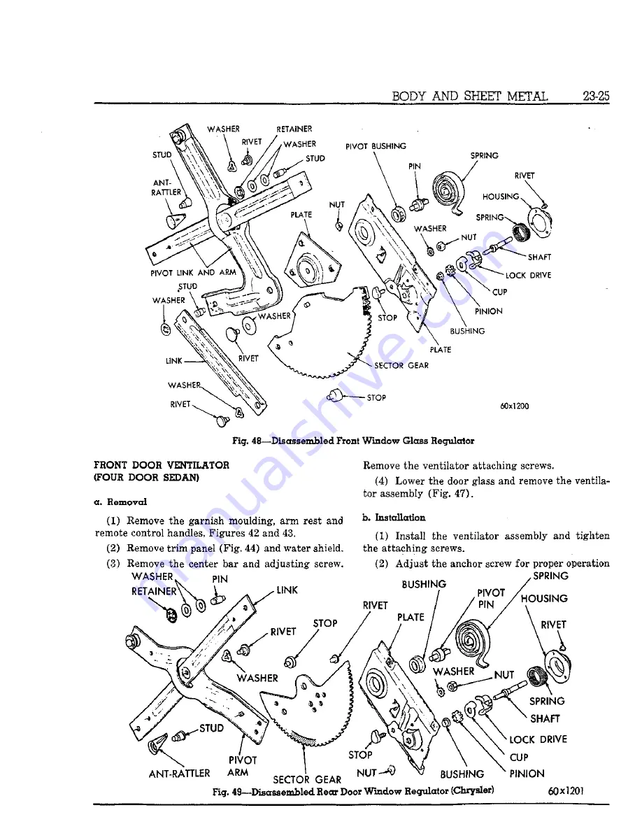 Chrysler Imperial 1962 Service Manual Download Page 527