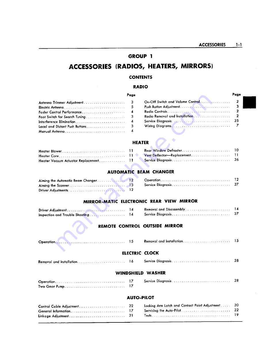 Chrysler Imperial 1963 Service Manual Download Page 26