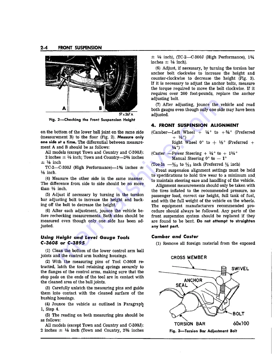 Chrysler Imperial 1963 Service Manual Download Page 59