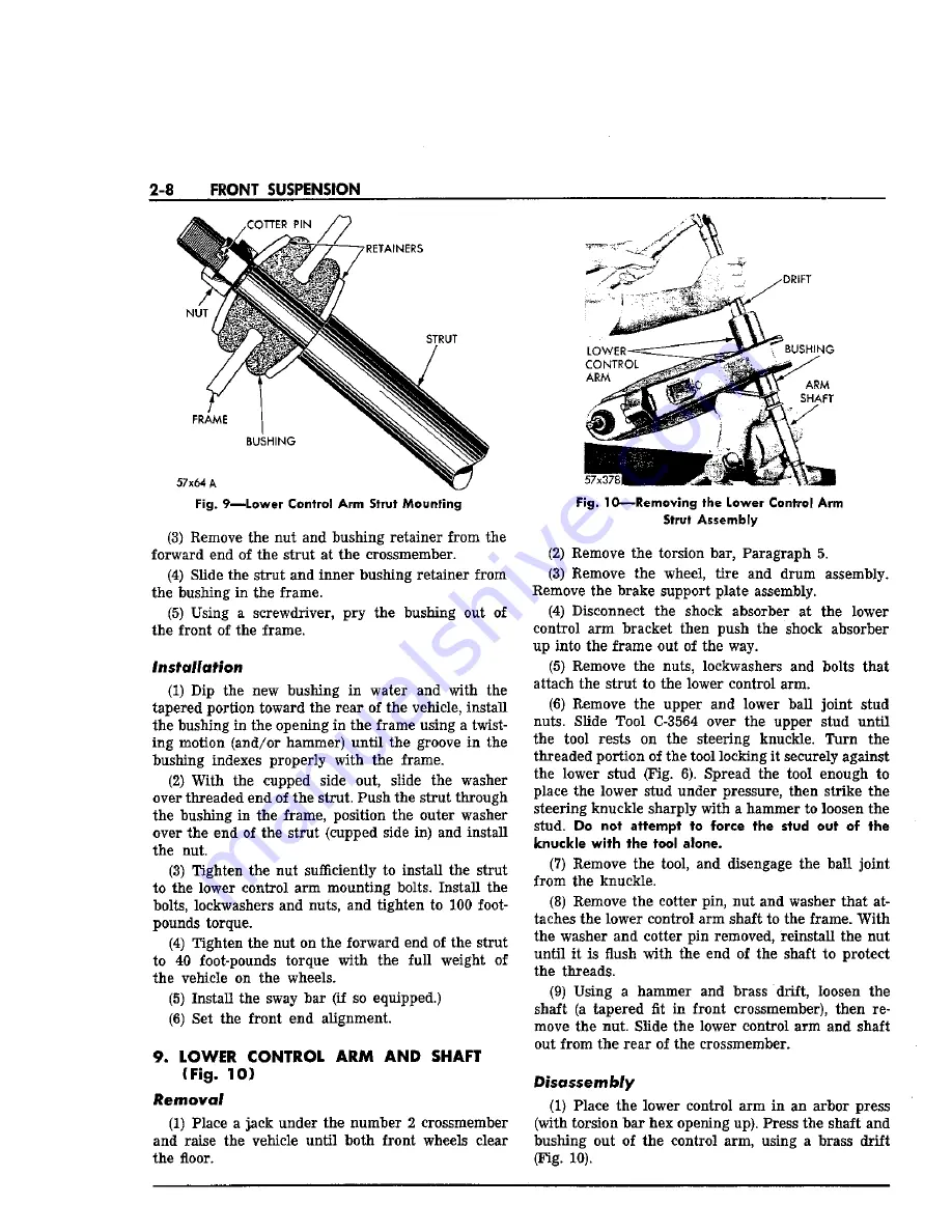 Chrysler Imperial 1963 Service Manual Download Page 63