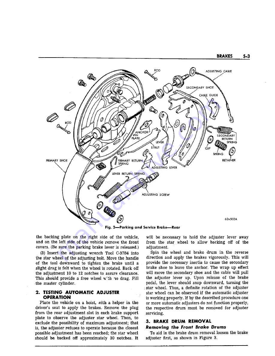 Chrysler Imperial 1963 Service Manual Download Page 92