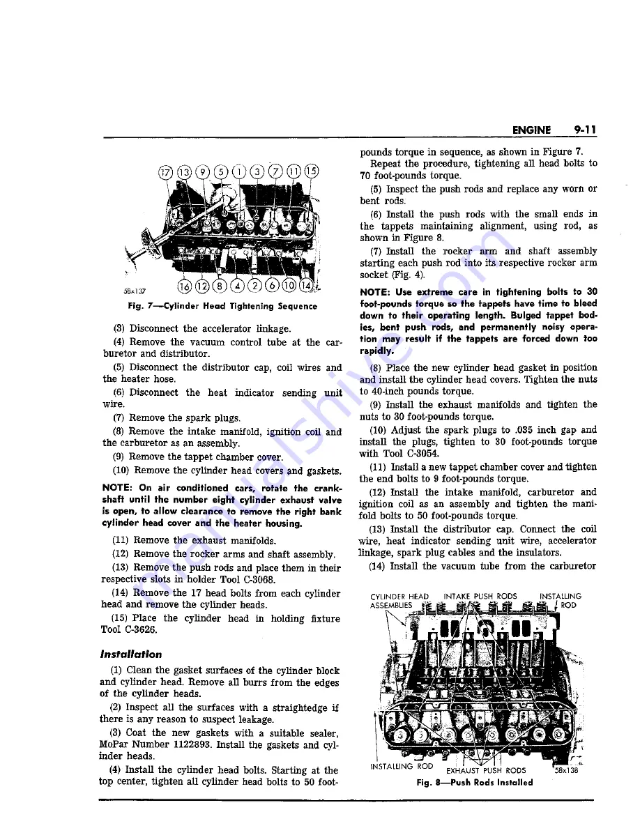 Chrysler Imperial 1963 Service Manual Download Page 229