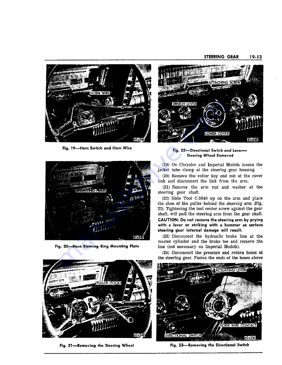 Chrysler Imperial 1963 Service Manual Download Page 344