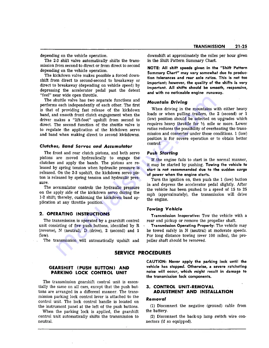 Chrysler Imperial 1963 Service Manual Download Page 394