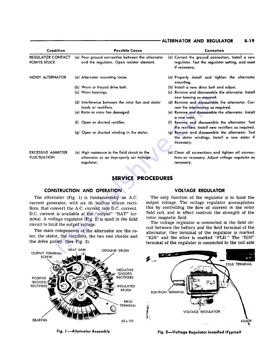 Chrysler Imperial 1965 Service – Technical Manual Download Page 135