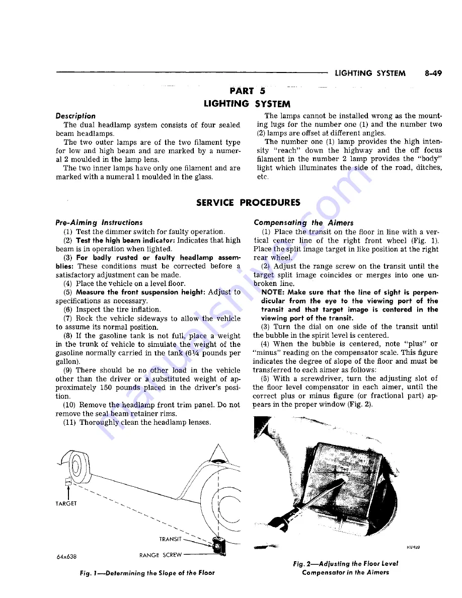 Chrysler Imperial 1965 Service – Technical Manual Download Page 165