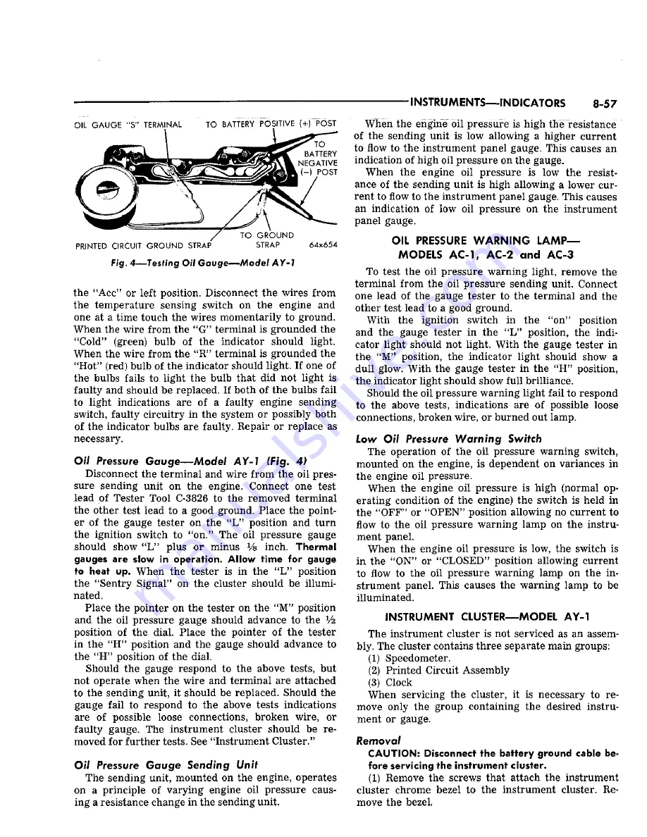 Chrysler Imperial 1965 Service – Technical Manual Download Page 173