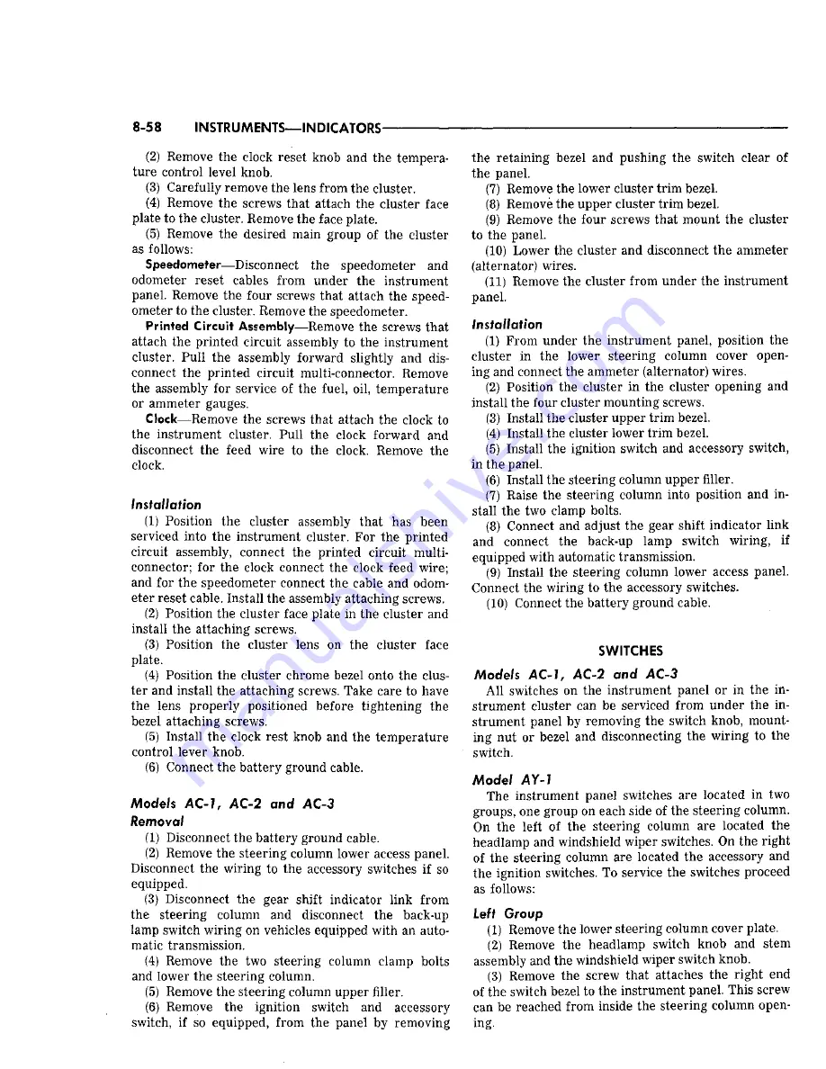 Chrysler Imperial 1965 Service – Technical Manual Download Page 174