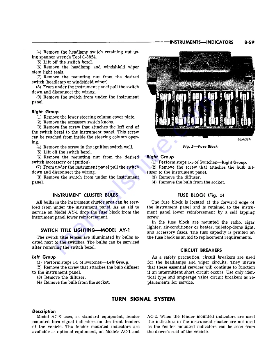 Chrysler Imperial 1965 Service – Technical Manual Download Page 175