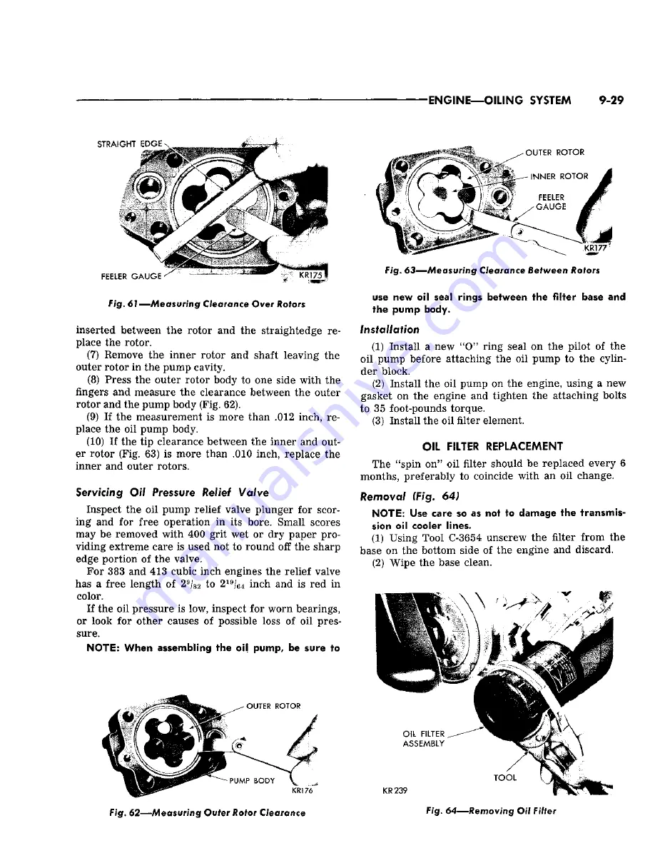 Chrysler Imperial 1965 Service – Technical Manual Download Page 238