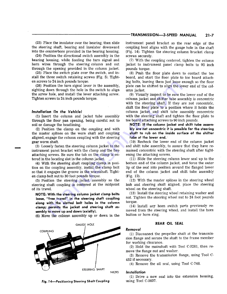 Chrysler Imperial 1965 Service – Technical Manual Download Page 340