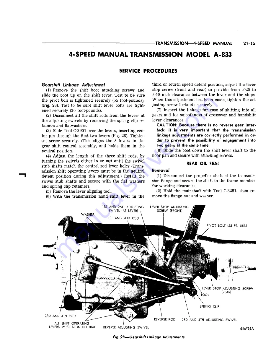 Chrysler Imperial 1965 Service – Technical Manual Download Page 348