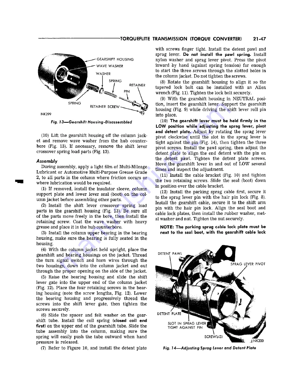 Chrysler Imperial 1965 Service – Technical Manual Download Page 380