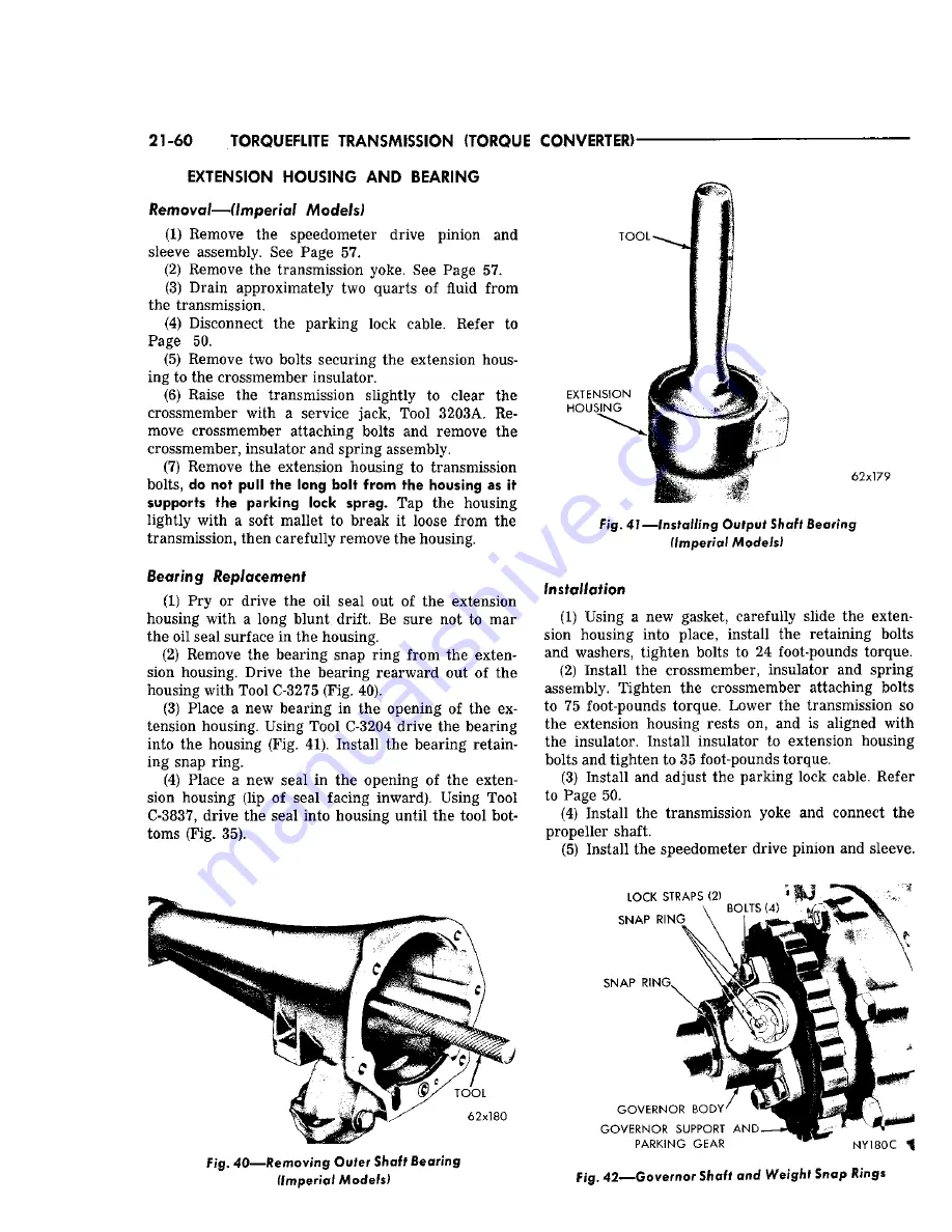 Chrysler Imperial 1965 Service – Technical Manual Download Page 393