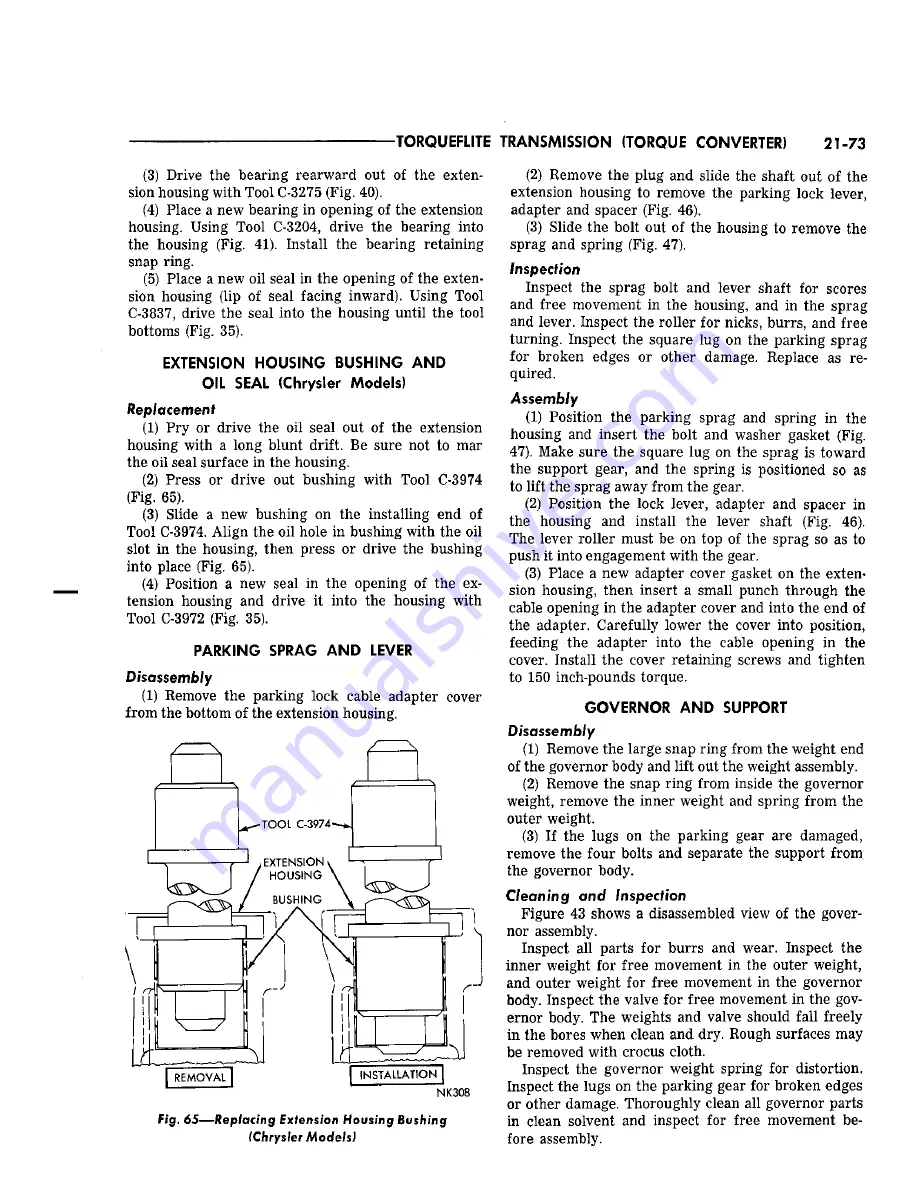 Chrysler Imperial 1965 Service – Technical Manual Download Page 406