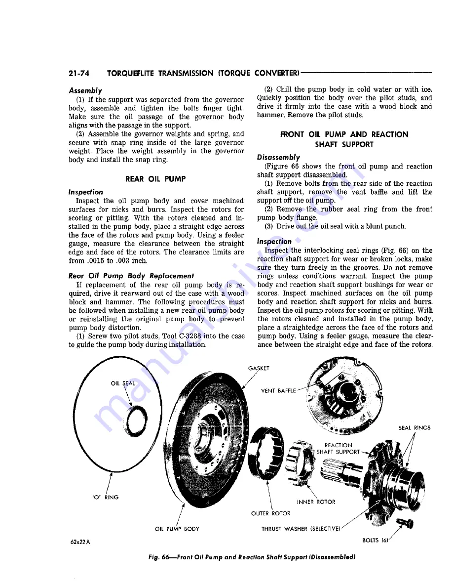 Chrysler Imperial 1965 Service – Technical Manual Download Page 407