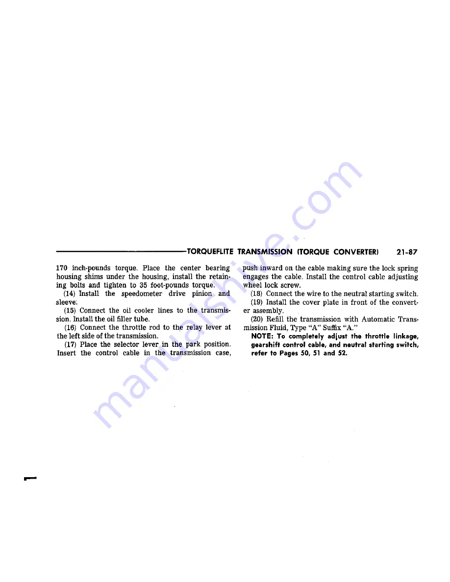 Chrysler Imperial 1965 Service – Technical Manual Download Page 420