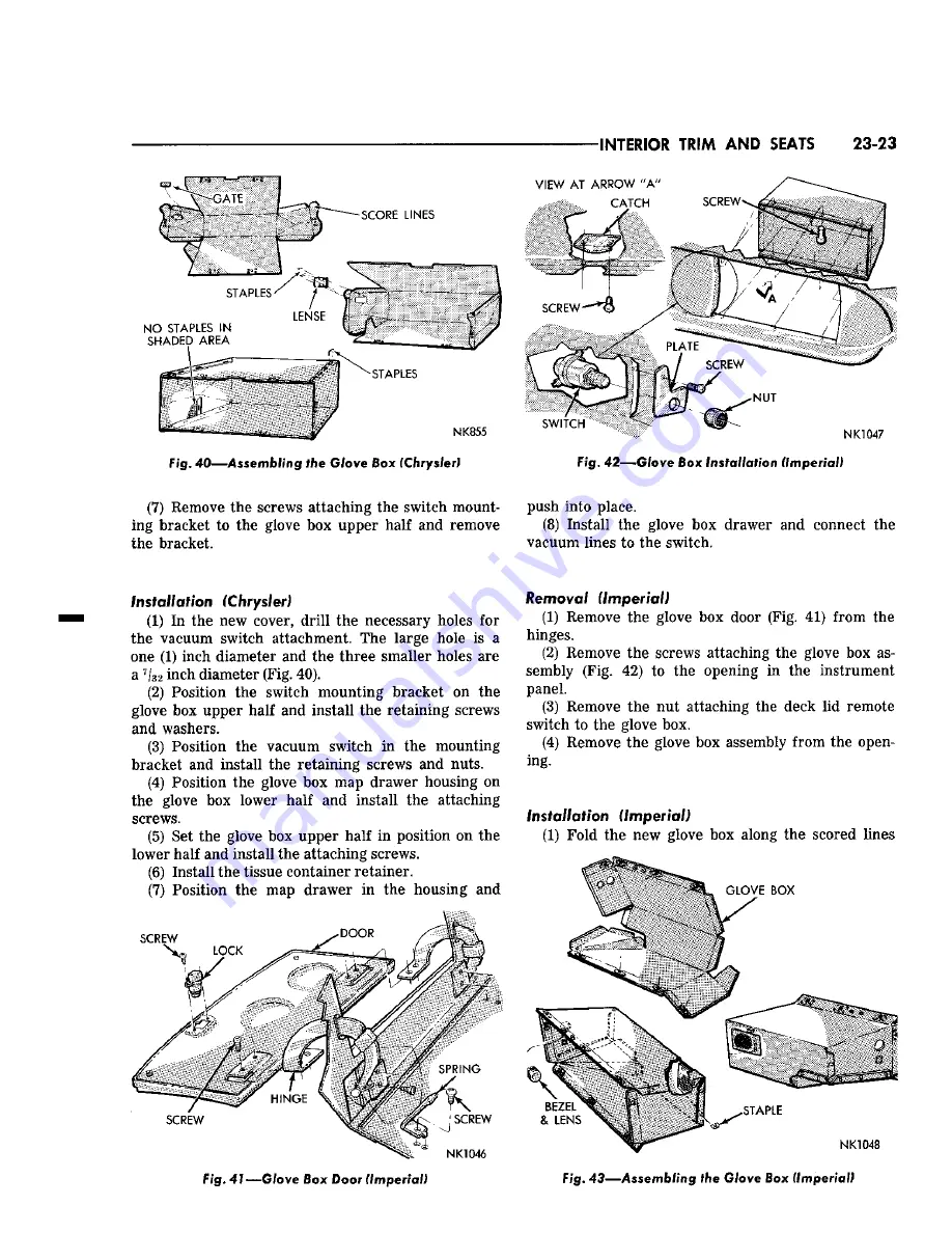 Chrysler Imperial 1965 Service – Technical Manual Download Page 448