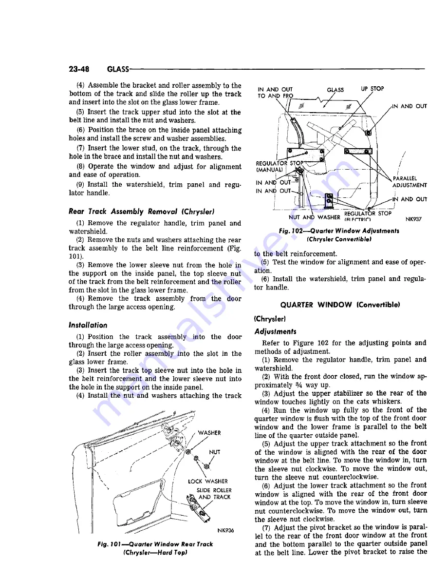 Chrysler Imperial 1965 Service – Technical Manual Download Page 473