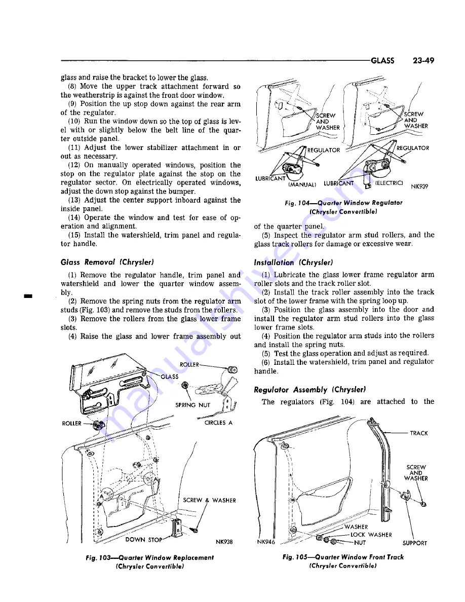 Chrysler Imperial 1965 Service – Technical Manual Download Page 474