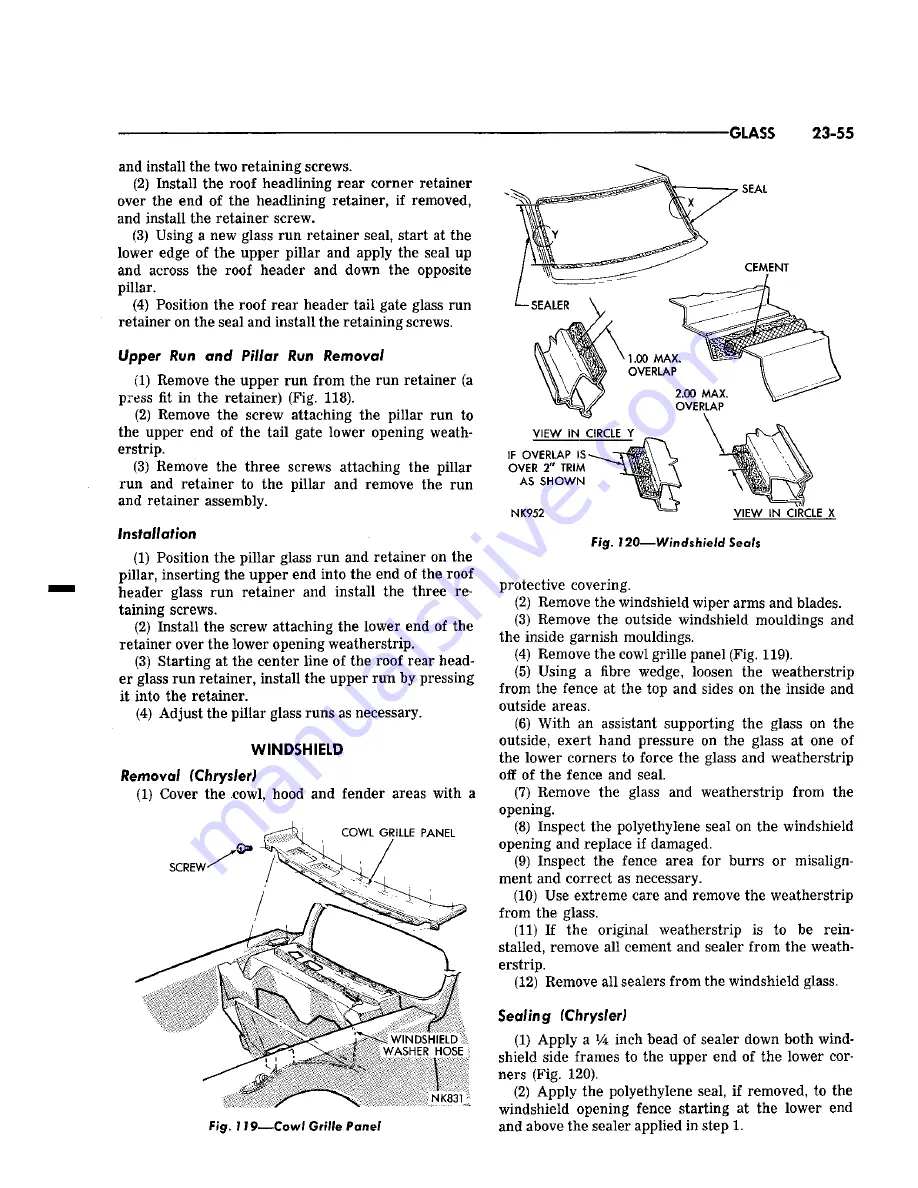 Chrysler Imperial 1965 Service – Technical Manual Download Page 480