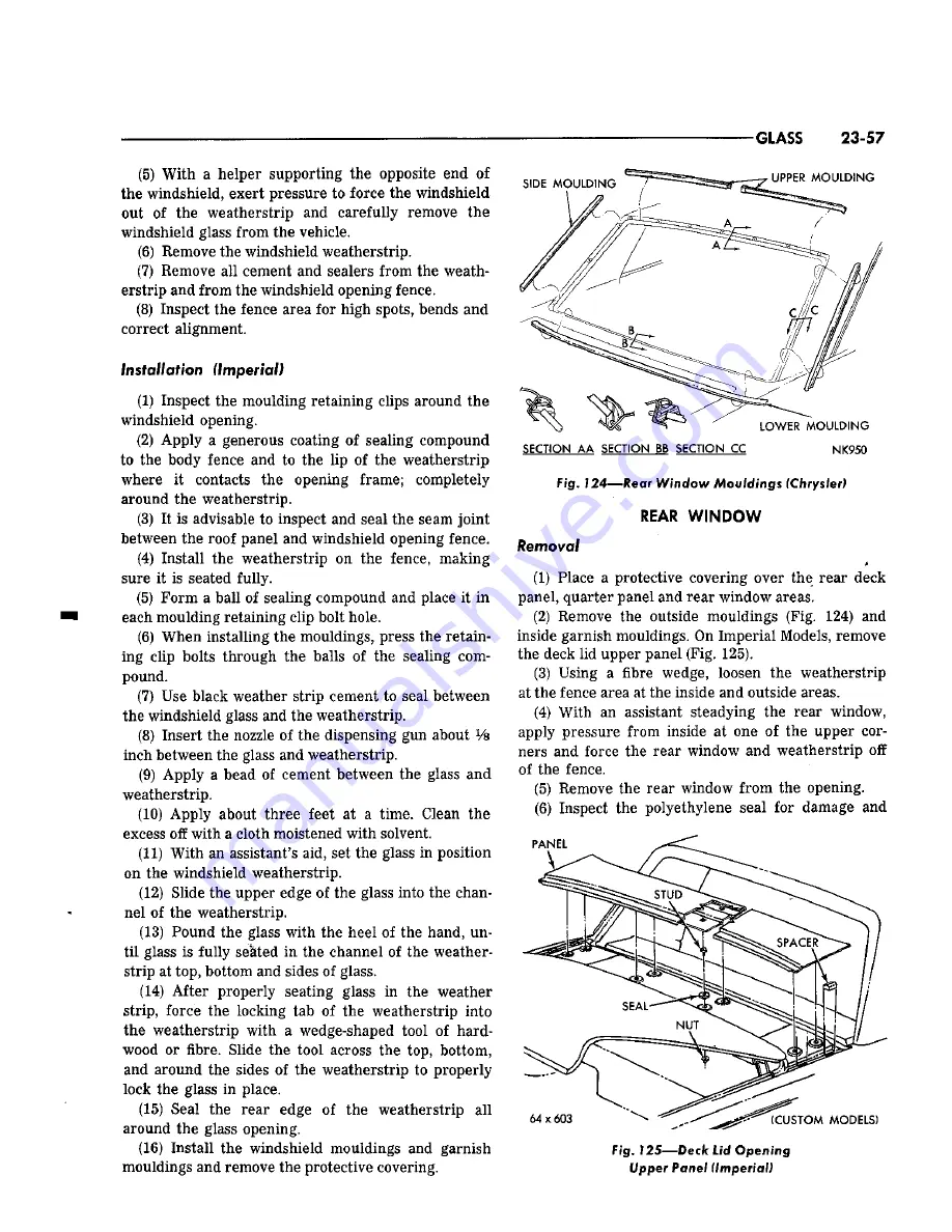 Chrysler Imperial 1965 Service – Technical Manual Download Page 482