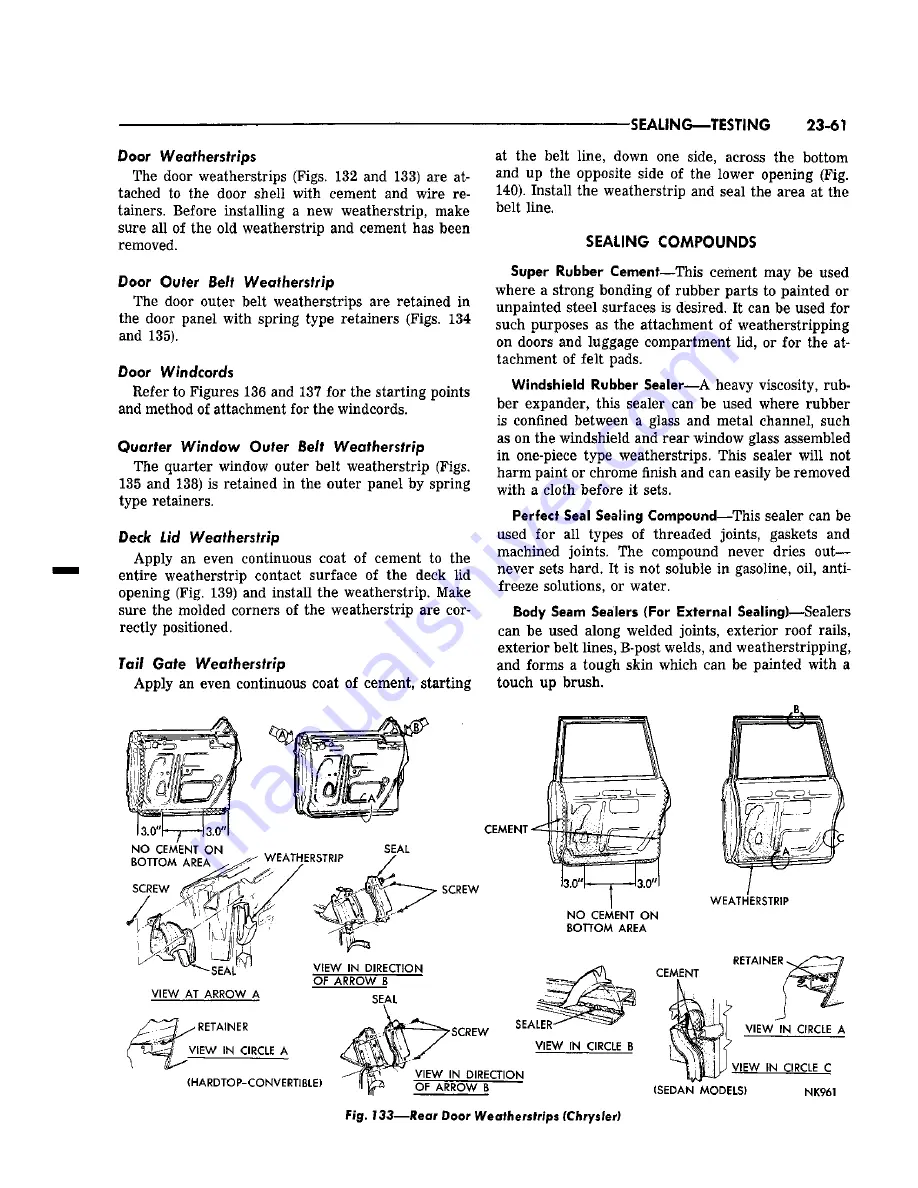 Chrysler Imperial 1965 Service – Technical Manual Download Page 486