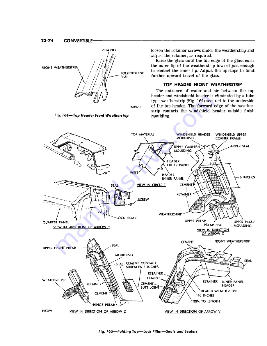 Chrysler Imperial 1965 Service – Technical Manual Download Page 499