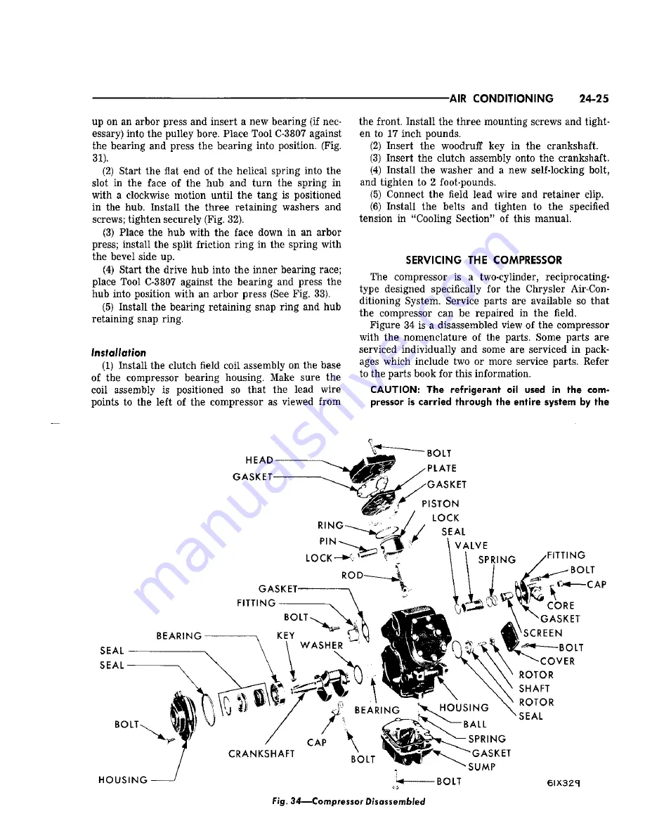 Chrysler Imperial 1965 Service – Technical Manual Download Page 538