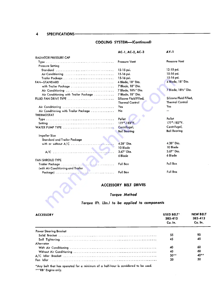 Chrysler Imperial 1965 Service – Technical Manual Download Page 554