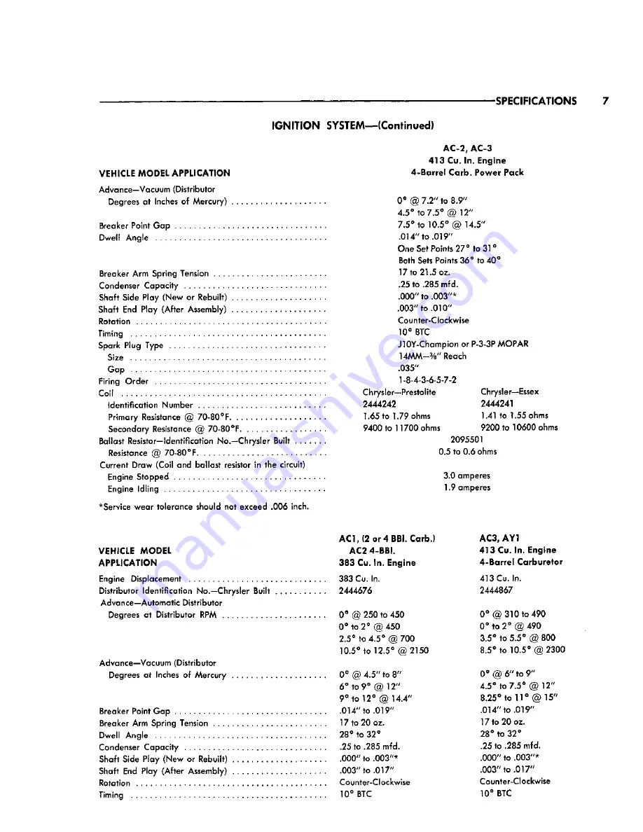 Chrysler Imperial 1965 Service – Technical Manual Download Page 557