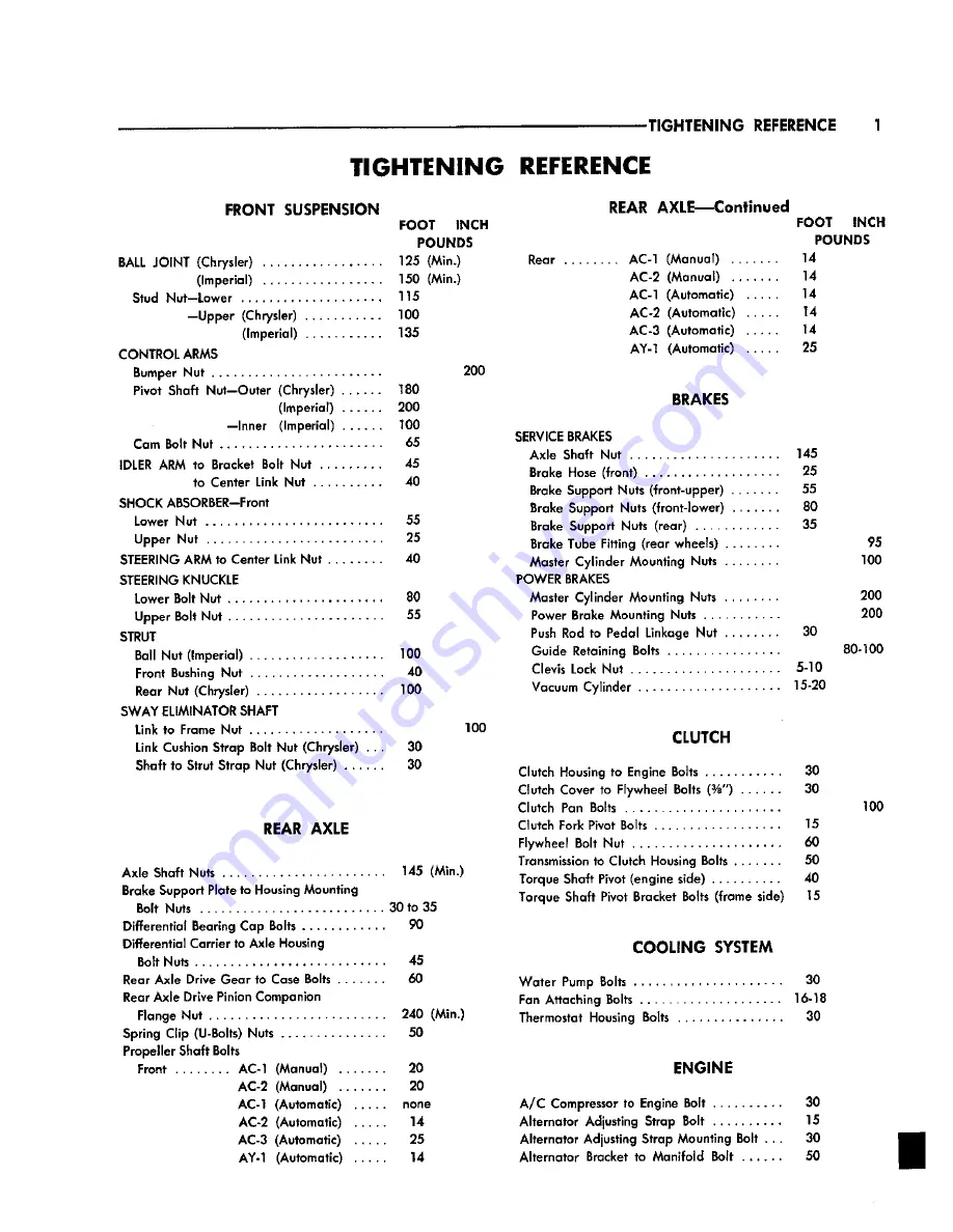 Chrysler Imperial 1965 Service – Technical Manual Download Page 573