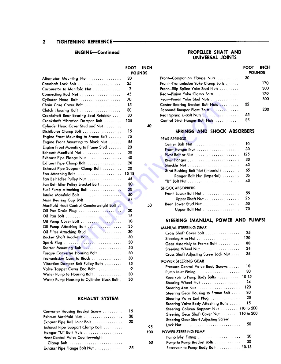 Chrysler Imperial 1965 Service – Technical Manual Download Page 574