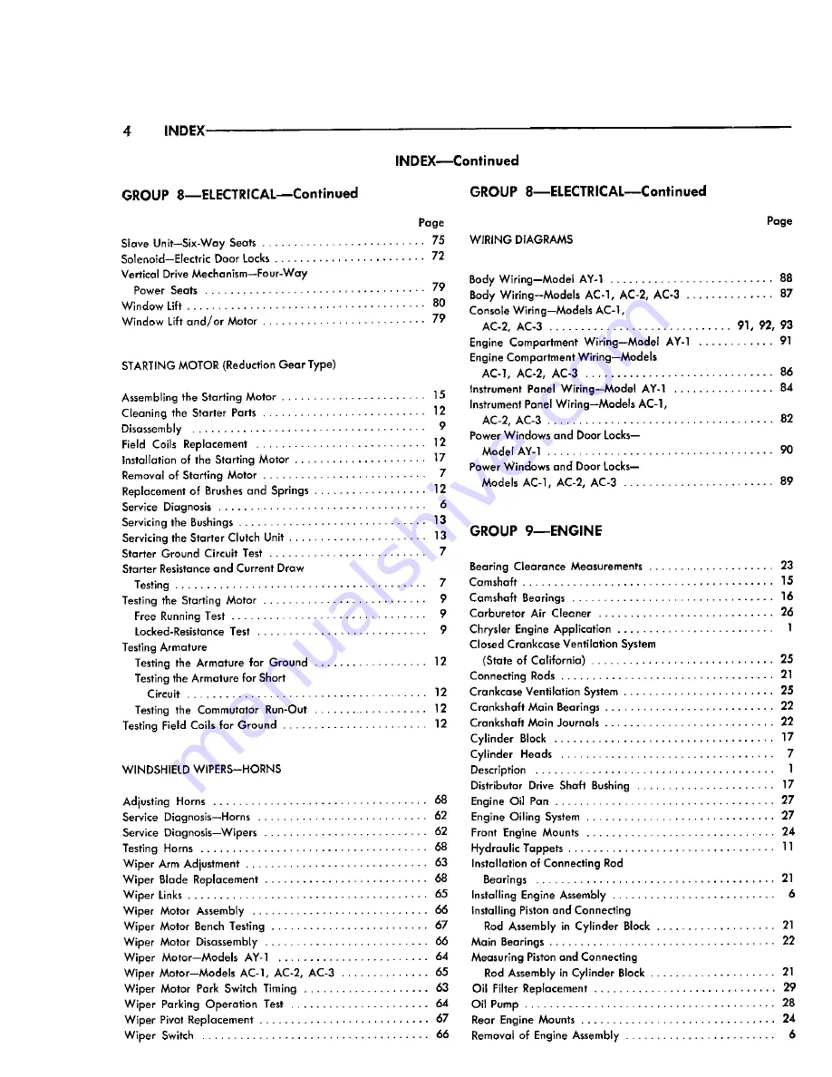 Chrysler Imperial 1965 Service – Technical Manual Download Page 581