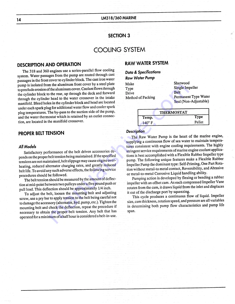 Chrysler LM 318 Service Manual Download Page 18