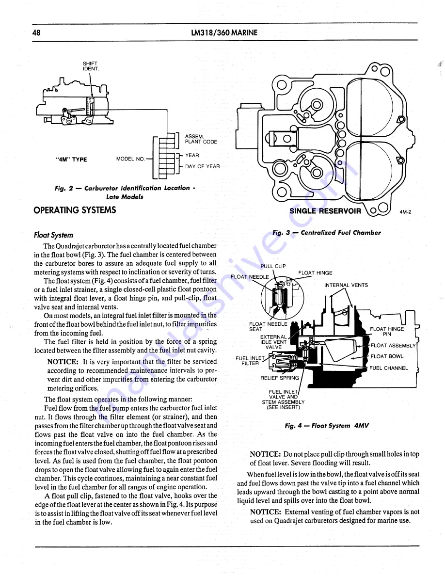 Chrysler LM 318 Service Manual Download Page 52