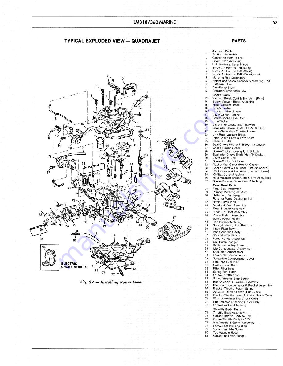 Chrysler LM 318 Service Manual Download Page 71