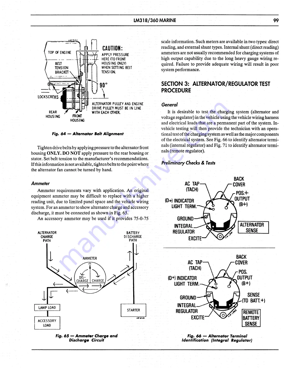 Chrysler LM 318 Service Manual Download Page 103