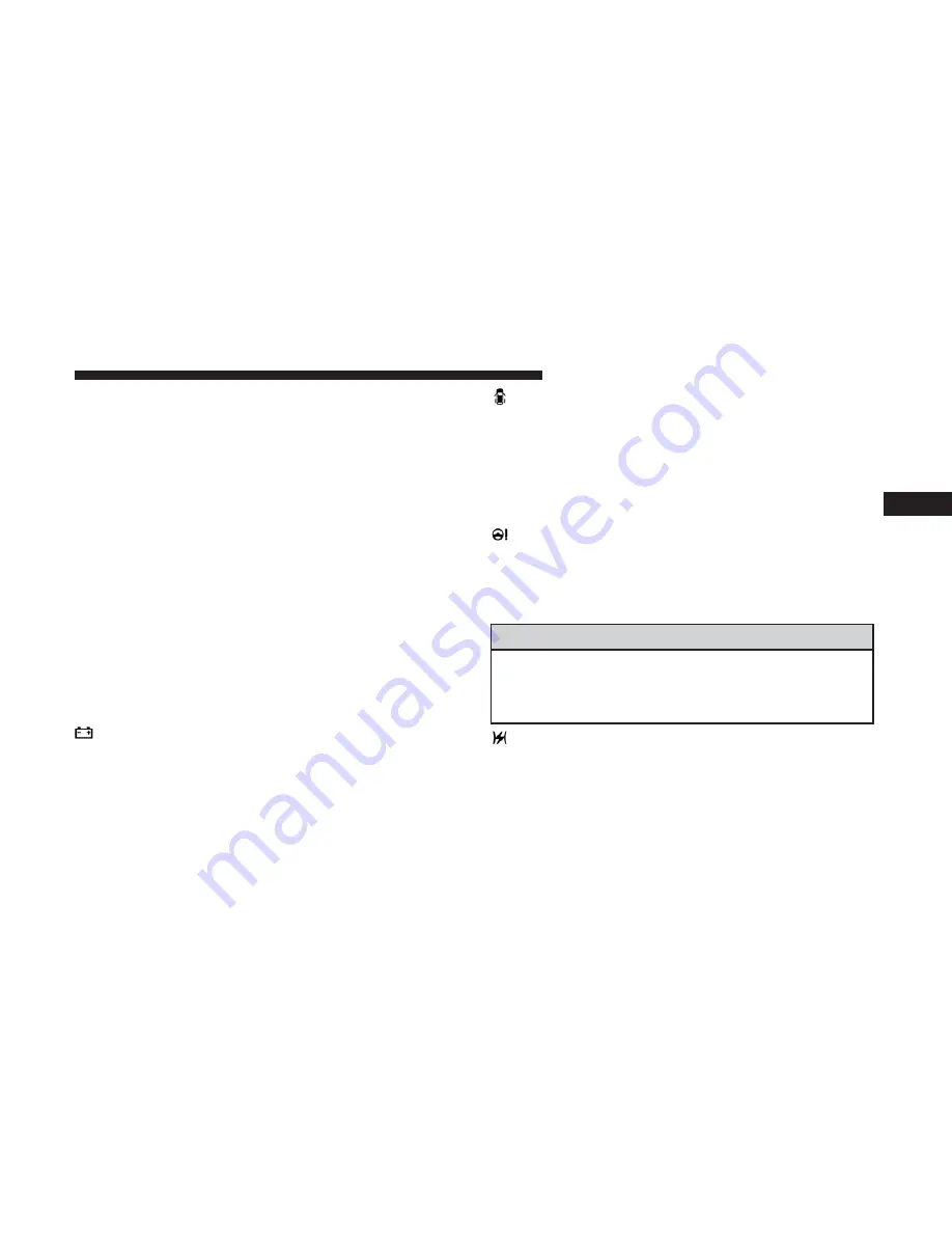 Chrysler PACIFICA 2018 Owner'S Manual Download Page 205