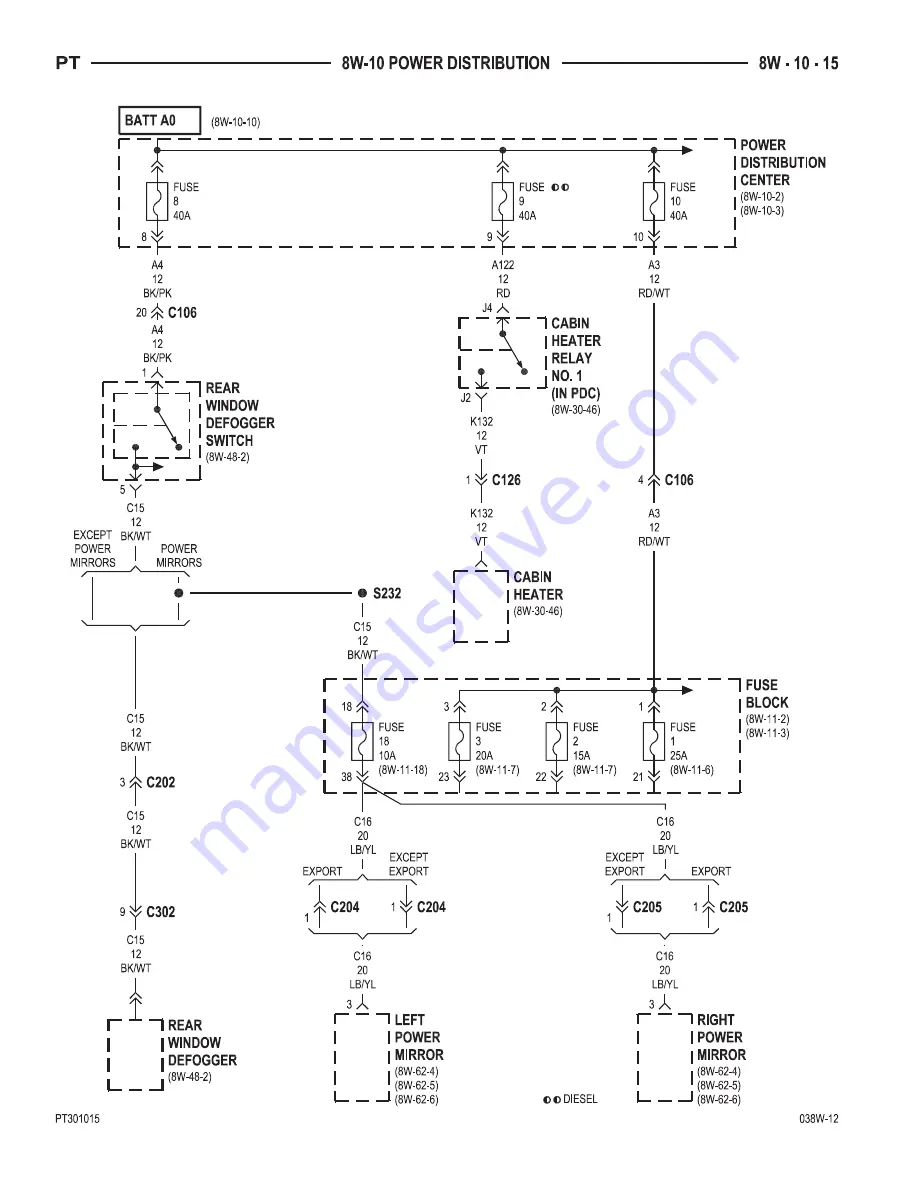 Chrysler PT Cruiser Скачать руководство пользователя страница 577