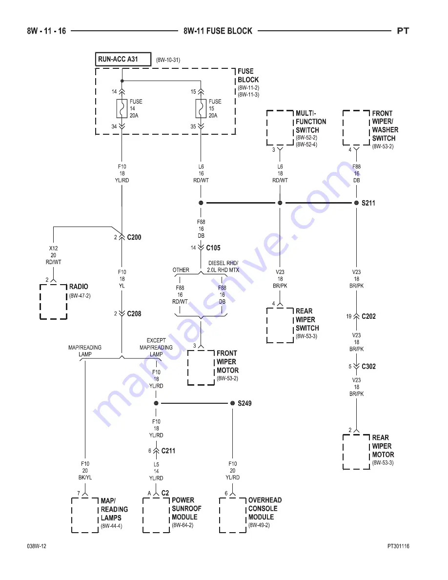 Chrysler PT Cruiser Скачать руководство пользователя страница 610