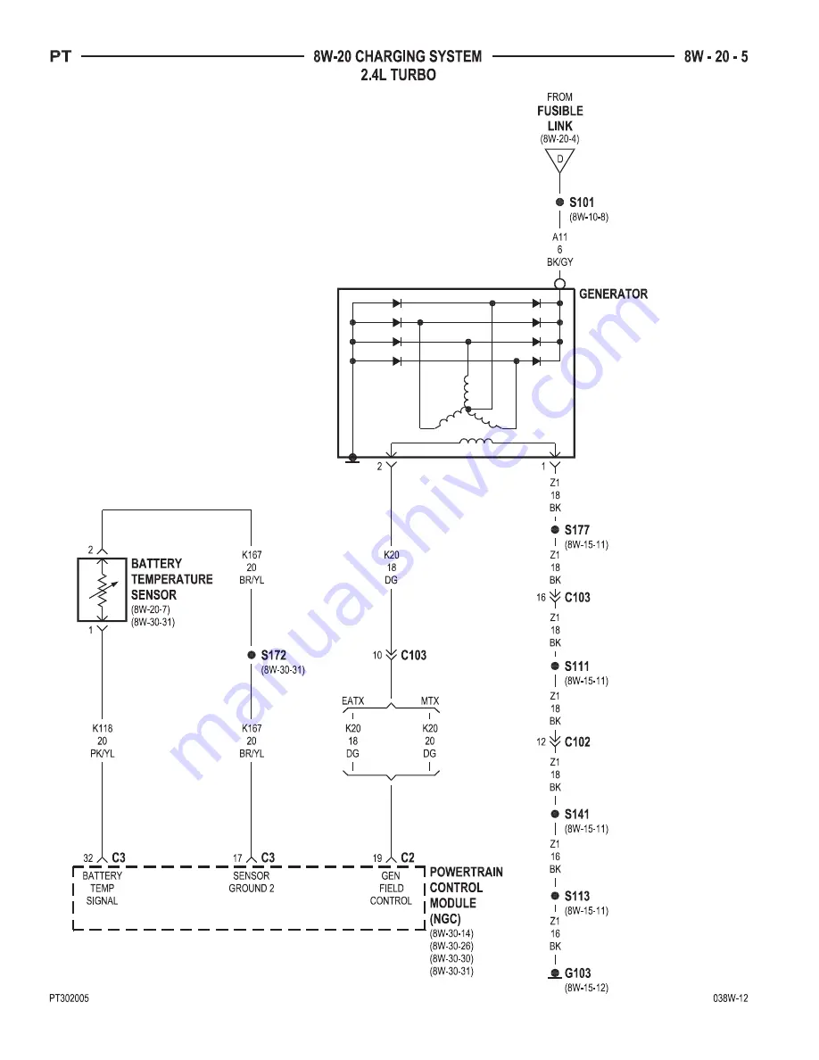 Chrysler PT Cruiser Service & Repair Manual Download Page 653