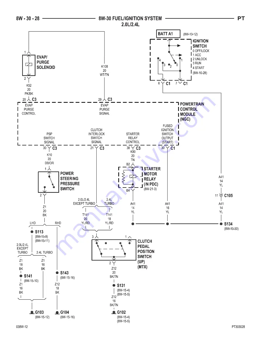 Chrysler PT Cruiser Service & Repair Manual Download Page 688